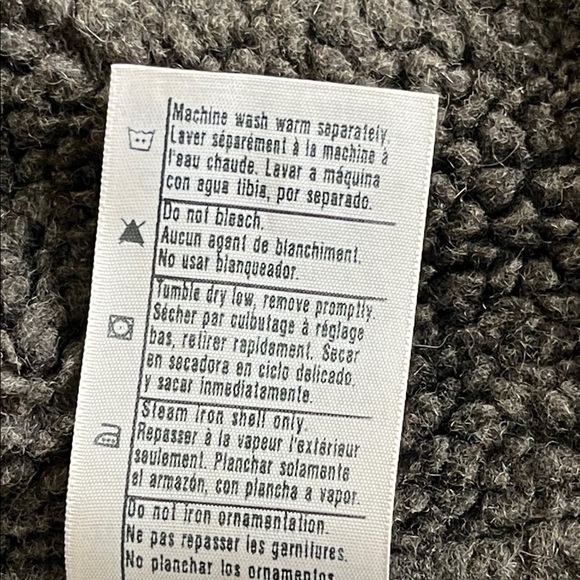 Carhartt Men's Gravel Color Sherpa Lined Sleeveless Jacket Vest - Picture 12 of 13